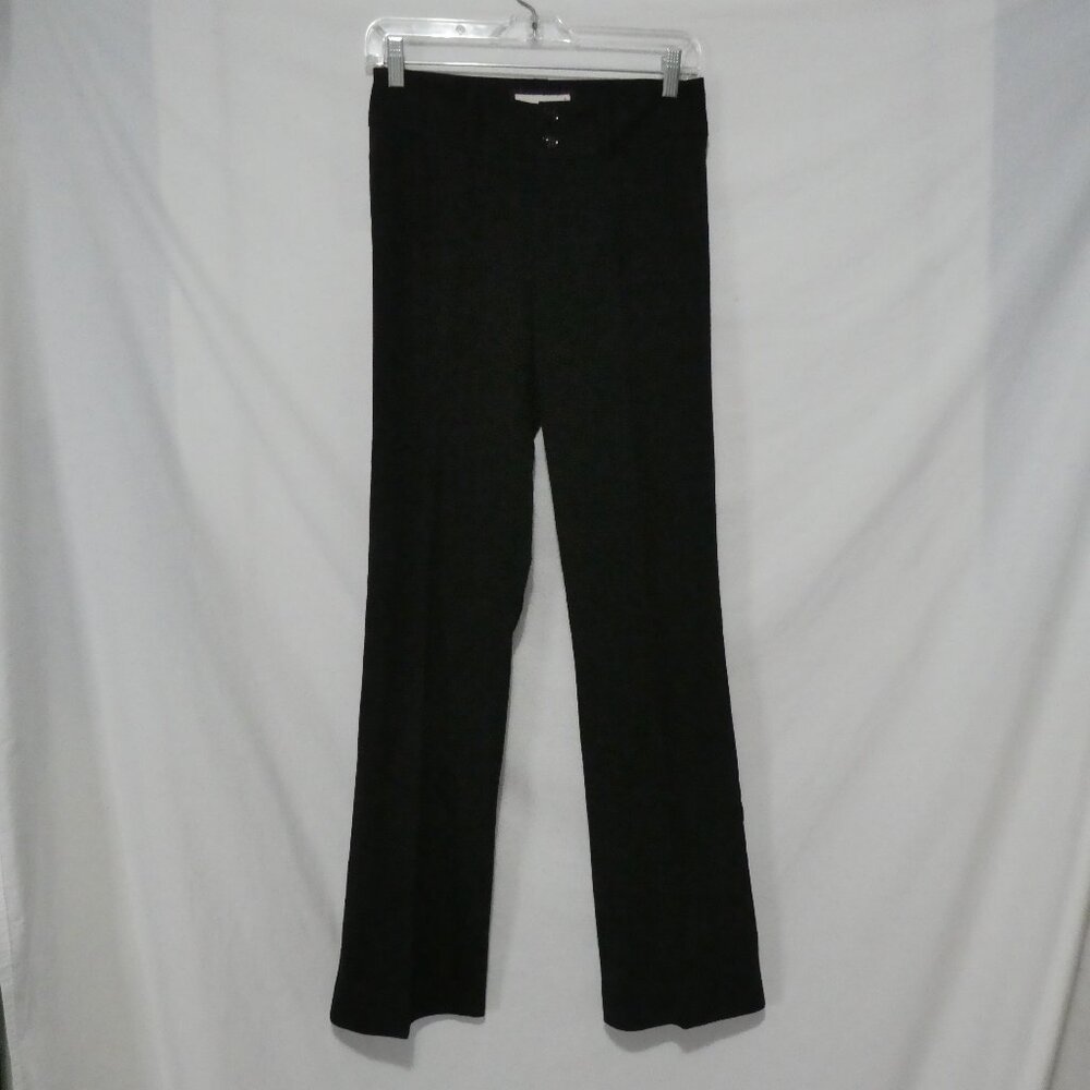 ESPRIT | size 2 | Black Straight Leg Pants | Double Button and Zipper Closure